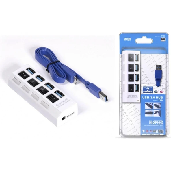 TAPLIN TK-113 4 Port USB 3.0 Çoklayıcı - Resim 2