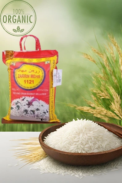 Zarrin Mehr Hint Pirinci Zarrin Basmati Pirinç 10 Kg ürün görseli 1