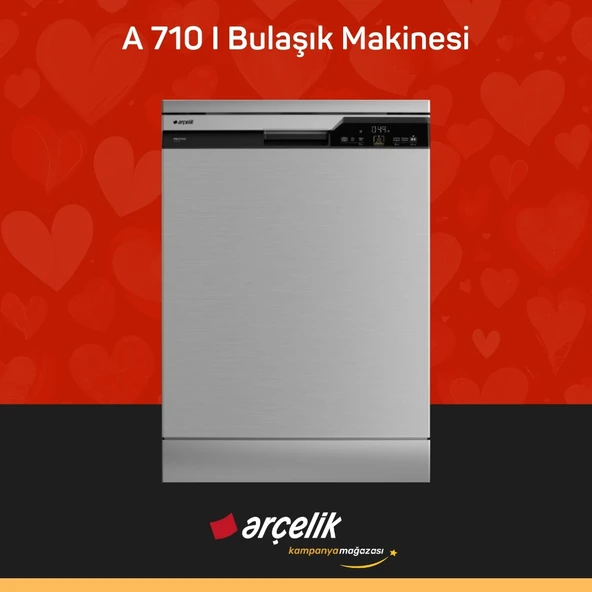 ARÇELİK A 710 I Prestige Serisi Solo Bulaşık Makinesi ürün görseli 1
