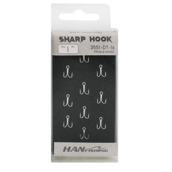 HanFish Sharp Hook 3551 DT Üçlü İğne ürün görseli 1