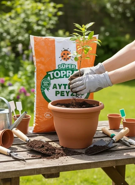 Süper Toprak Bitki Torfu 20L ürün görseli 1