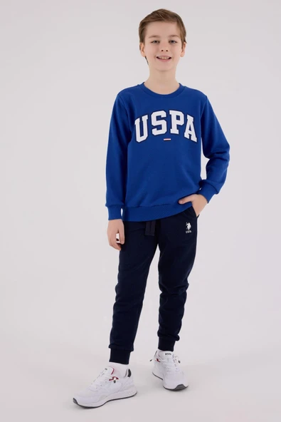U.S. Polo Assn. Erkek Çocuk Eşofman Takımı Saks ürün görseli 1