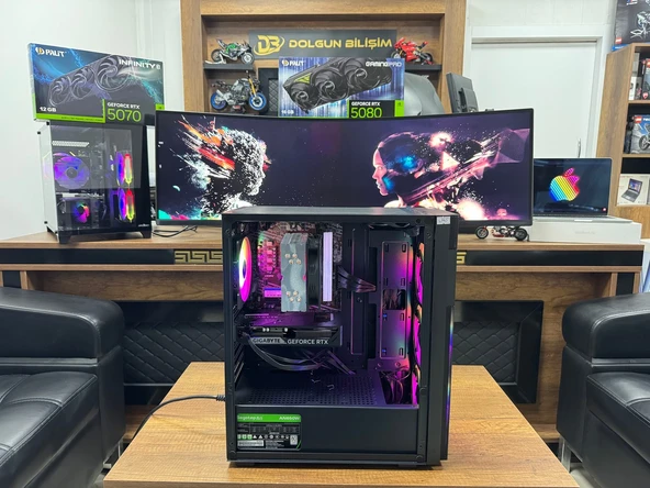 Segotep Axe 5 R7 5700 16GB 500GB RTX5060 8GB W11 Pro OEM Oyuncu Kasası ürün görseli 1