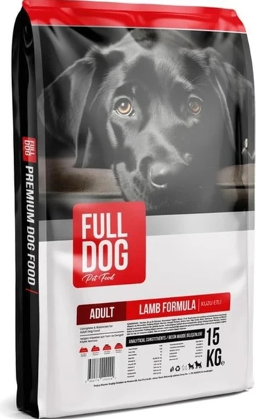 Full Dog Kuzu Etli Yetişkin Köpek Maması 15 kg ürün görseli 1