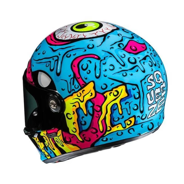 HJC V10 KASK SQUEEZE MC28 - Resim 5