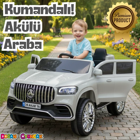 Miracle GT Gri Uzaktan Kumandalı 4X2 12 Volt Akülü Araba - RC Mercedes Akülü Araba ürün görseli 1