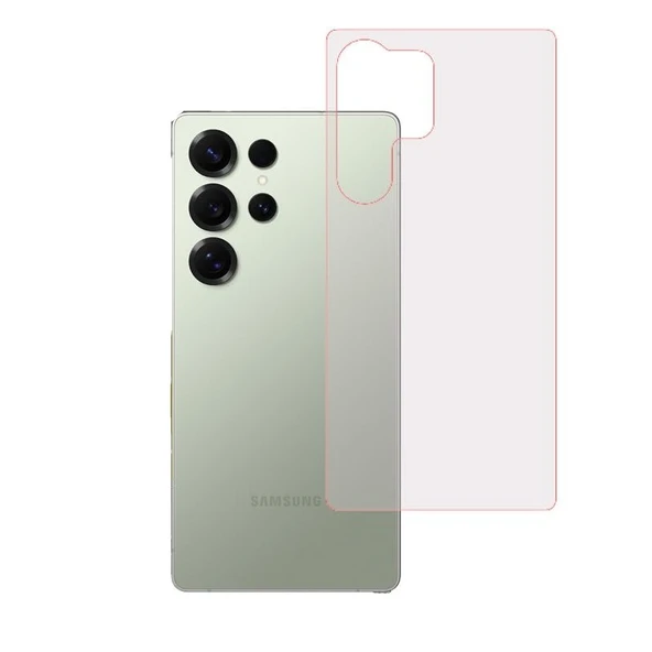 Samsung Galaxy S25 Ultra Uyumlu ŞEFFAF Arka Esnek Nano Koruyucu(Kılıf Değildir!) ürün görseli 1