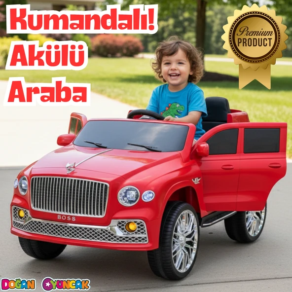 Boss GT Kırmızı Uzaktan Kumandalı 4X2 12 Volt Akülü Araba - RC Maybach Akülü Araba ürün görseli 1