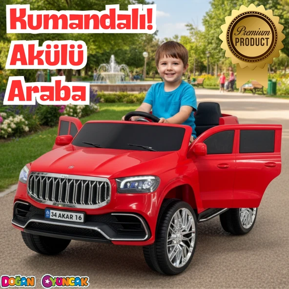 Ata GT Kırmızı Uzaktan Kumandalı 4X2 12 Volt Akülü Araba - RC Togg Akülü Araba Tog Akülü Araç ürün görseli 1