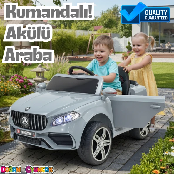 Maestro GT Gri Uzaktan Kumandalı 4X2 12 Volt Akülü Araba - RC Mercedes Akülü Araba ürün görseli 1