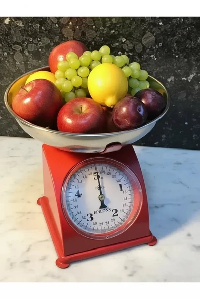 5 Kg Retro Nostalji Mutfak Tartısı Analog Terazi ürün görseli 1