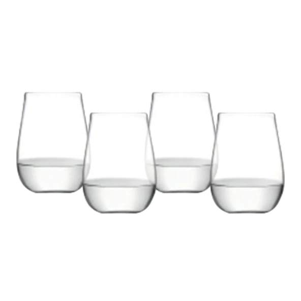 Cambu Lounge Borosilikat 4'lü Bardak 350 Ml ürün görseli 1