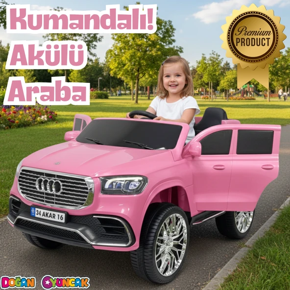 Admire GT Pembe Uzaktan Kumandalı 4X2 12 Volt Akülü Araba - RC Audi Akülü Araba Audi Akülü Araç ürün görseli 1