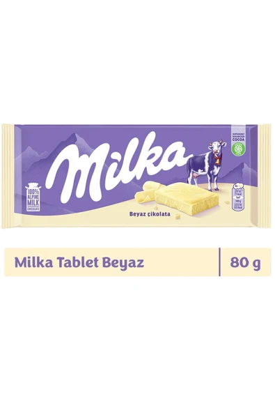 Milka Beyaz Çikolata 80 gr ürün görseli 1