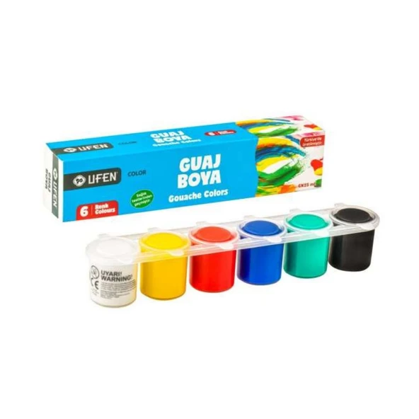 Ufen Guaj Boya 6 Renk 70143 ürün görseli 1