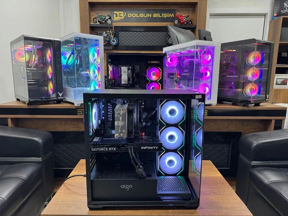 Dolgun Teknoloji 4755 AMD R5-7500F 32GB 1TB RTX5070 12GB W11 OEM Oyuncu Kasası ürün görseli 1