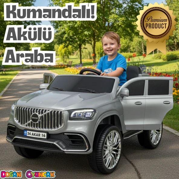 Voyage GT Gri Uzaktan Kumandalı 4X2 12 Volt Akülü Araba - RC Volvo Akülü Araba Volvo Akülü Araç ürün görseli 1
