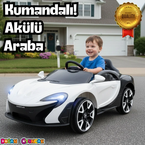 Quantum GT Beyaz Uzaktan Kumandalı 4X2 12 Volt Akülü Araba - RC McLaren Akülü Araba ürün görseli 1