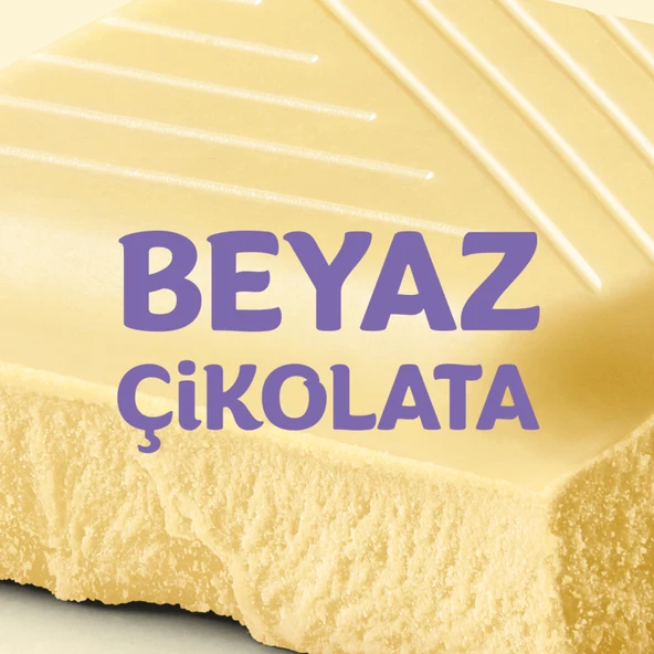 Milka Beyaz Çikolata 80 gr - Resim 4