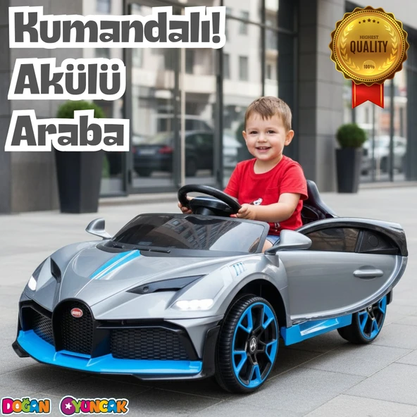 Style GT Gri Uzaktan Kumandalı 4X2 12 Volt Akülü Araba - RC Bugatti Divo Akülü Araba ürün görseli 1