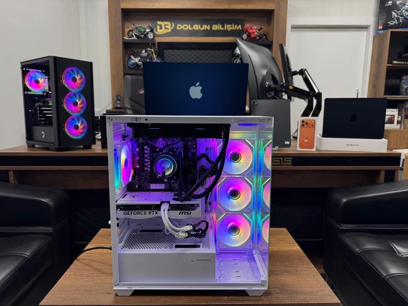Rampage 4757 R5-7500F 32GB 1TB RTX5070 12GB Beyaz OEM Oyuncu Kasası ürün görseli 1
