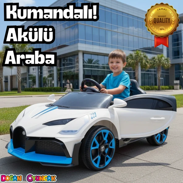 Style GT Beyaz Uzaktan Kumandalı 4X2 12 Volt Akülü Araba - RC Bugatti Divo Akülü Araba ürün görseli 1