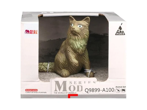 Upsi Toys A100 Figür Kedi Serisi 01924 Gri Kedi ürün görseli 1