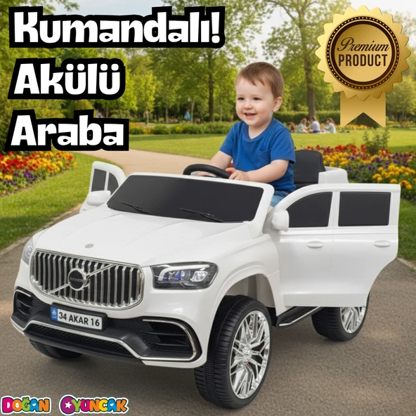Voyage GT Beyaz Uzaktan Kumandalı 4X2 12 Volt Akülü Araba - RC Volvo Akülü Araba Volvo Akülü Araç ürün görseli 1