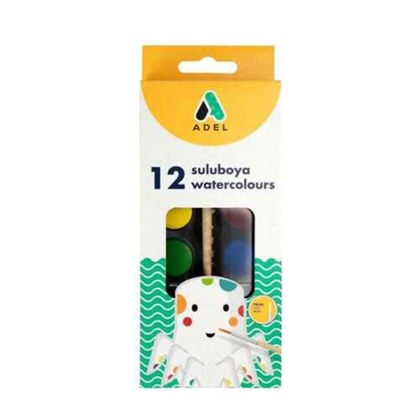 Adel 24mm 12 Renk Sulu Boya 001 ürün görseli 1