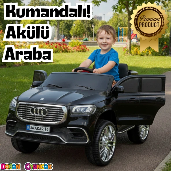 Admire GT Siyah Uzaktan Kumandalı 4X2 12 Volt Akülü Araba - RC Audi Akülü Araba Audi Akülü Araç ürün görseli 1
