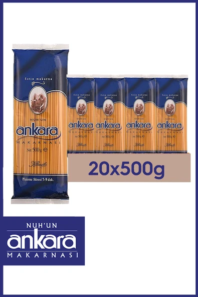 Nuh'un Ankara Fırın Makarna 500 gr x 20 Adet (1 Koli) ürün görseli 1
