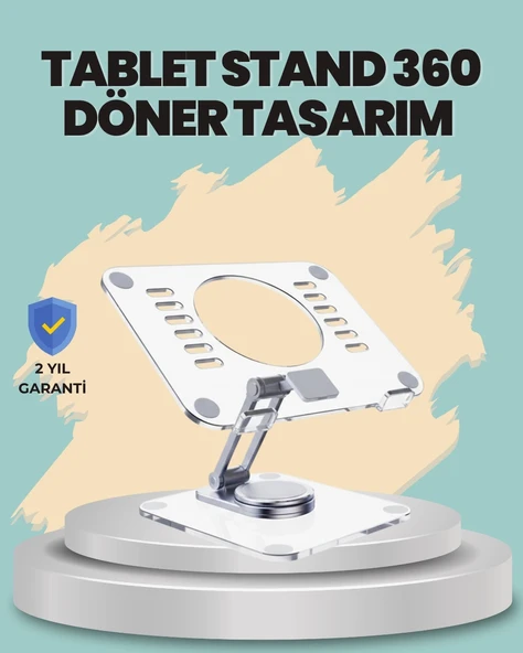 Mey İthalat® Çift Eksenli Ayarlanabilir Tablet Destek Standı ürün görseli 1