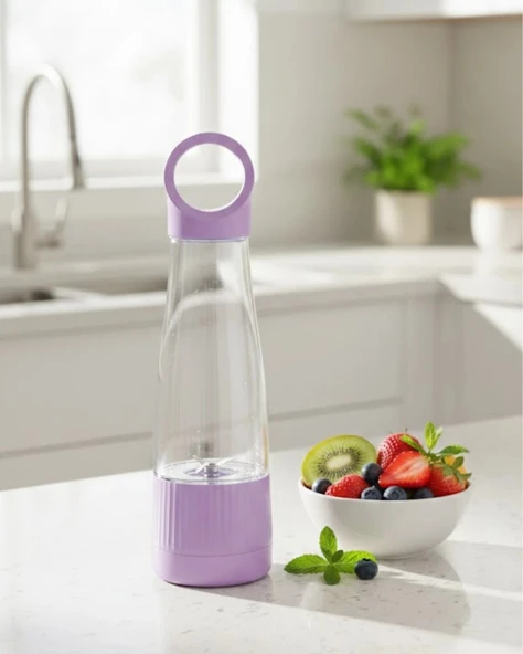 Usb Şarjlı Taşınabilir Smoothie Blender 400 Ml ürün görseli 1
