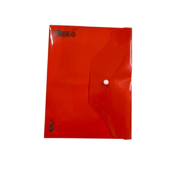 Abka A5 Çıtçıtlı Dosya-Kırmızı ürün görseli 1