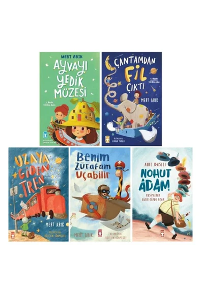 Timaş Nohut Adam-Uzaya Giden Tren- Benim Zürafam Uçabilir-Çantamdan Fil Çıktı-Ayvayı Yedik Müzesi ürün görseli 1