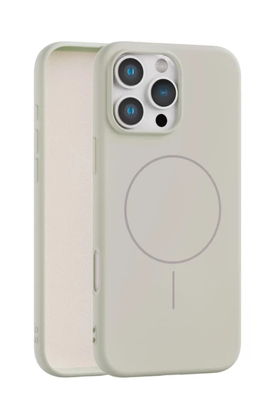 iPhone 16 Pro Max  Uyumlu İçi Kadife Magsafe Wireless Şarz Özellikli Telefon Kılıfı ürün görseli 1