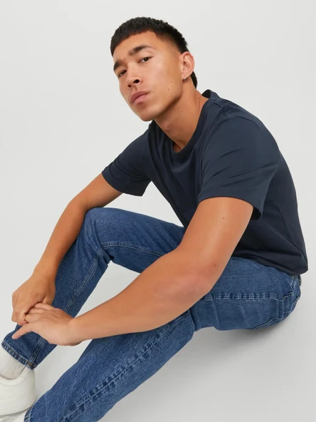 Jack Jones Organık Basıc Erkek Tişört 12156101 - Resim 3