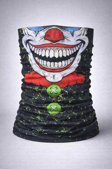 Mey İthalat® Joker Yüz Baskılı Baf Bandana - Çok Amaçlı Boyunluk Bandana 2 No ürün görseli 1
