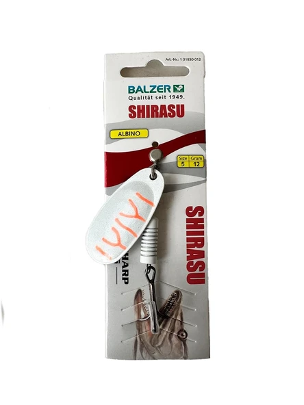 Balzer Shirasu Albino No:5 12gr Turna Kaşığı ürün görseli 1