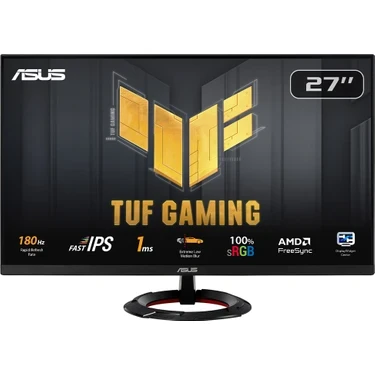 Asus TUF Gaming VG279Q3R 27" 1 ms Full HD IPS 180 Hz Oyuncu Monitörü ürün görseli 1