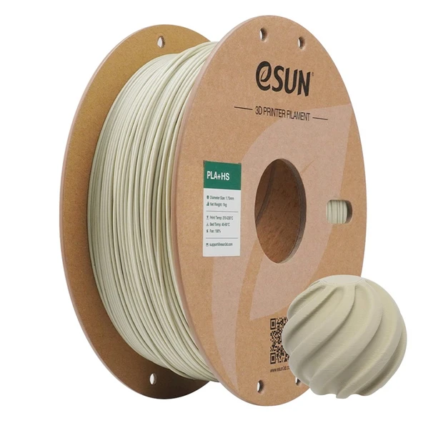 Esun Pla+Hs Açık Haki  Filament 1.75mm 1kg - Yüksek Hız Uyumlu Pla+ ürün görseli 1
