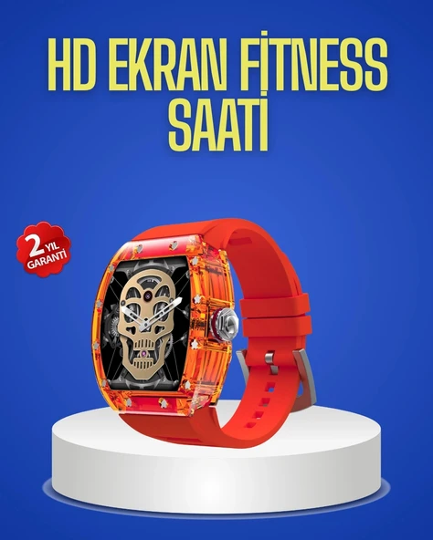 Mey İthalat® Şeffaf Tasarımlı Akıllı Saat Dokunmatik Ekranlı ürün görseli 1