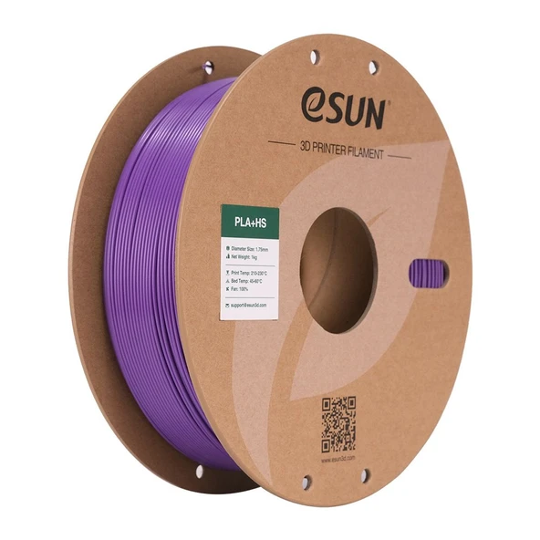 Esun Pla+Hs Mor Filament 1.75mm 1kg - Yüksek Hız Uyumlu Pla+ ürün görseli 1