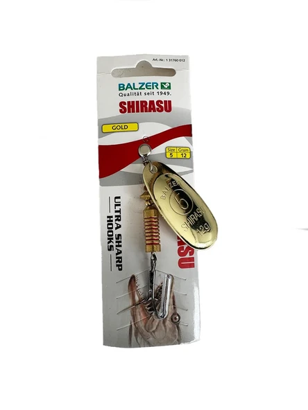 Balzer Shirasu Gold No:5 12gr Turna Kaşığı ürün görseli 1