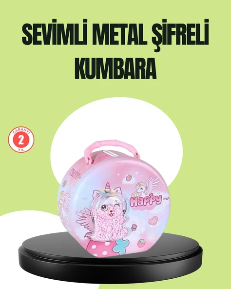 Mey İthalat® Eğitici Çocuk Para Kasası Kişisel Eşya ve Para Saklama ürün görseli 1