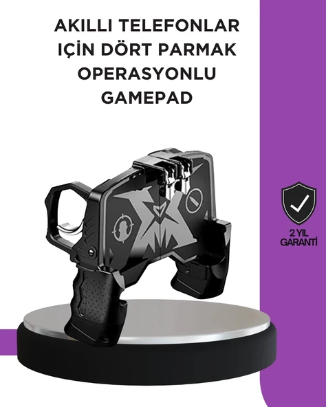 Mey İthalat® Tetikli Mobil Gamepad Ergonomik Kavramalı Oyun Aparatı ürün görseli 1