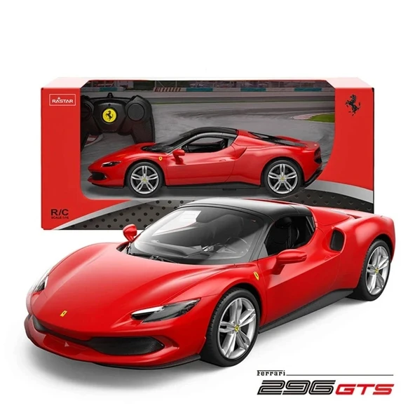 Mey İthalat® 94600 Kumandalı Ferrari 296 GTS 1:16 Kırmızı ürün görseli 1