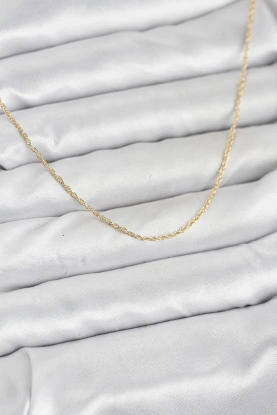 Mey İthalat® CM 14K Gold Renk Burgu Model 60 cm Kadın Kolye ürün görseli 1