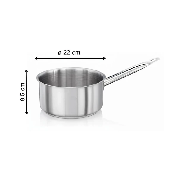 ÜRET Endüstriyel Tabansız Kaçerola Tava 22x9.5 cm ürün görseli 1