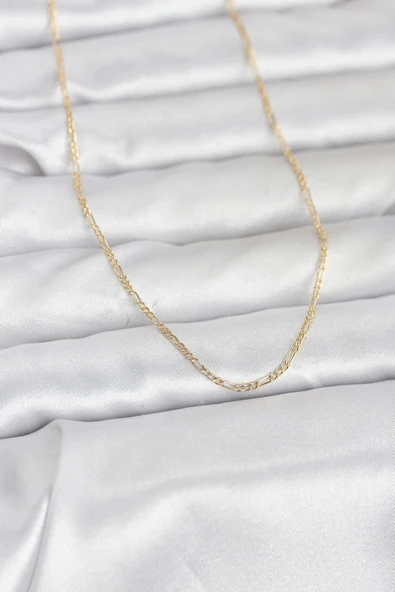 Mey İthalat® CM 14K Gold Renk 60 cm Zincirli Kadın Kolye ürün görseli 1